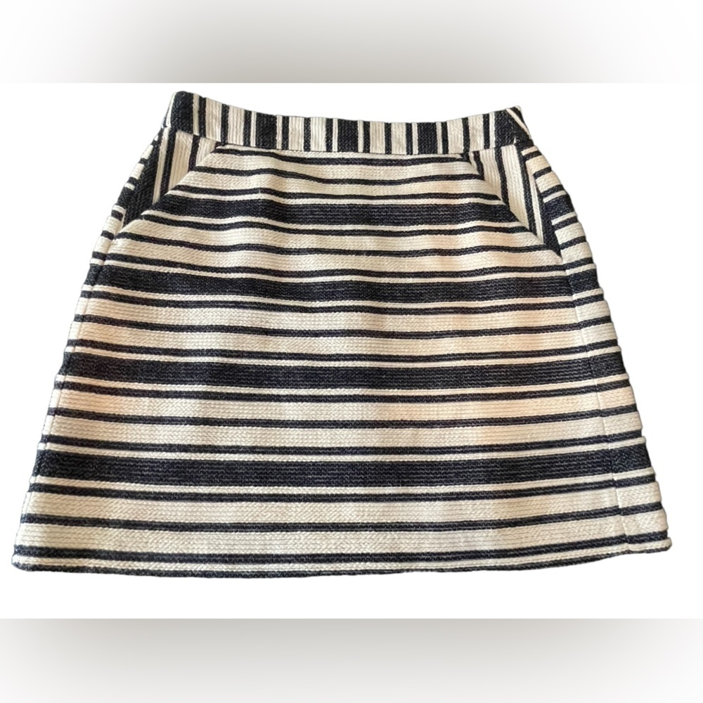 🔥⚓️NWOT Banana Republic size 6 skirt - navy, white & nautical! Perfection!